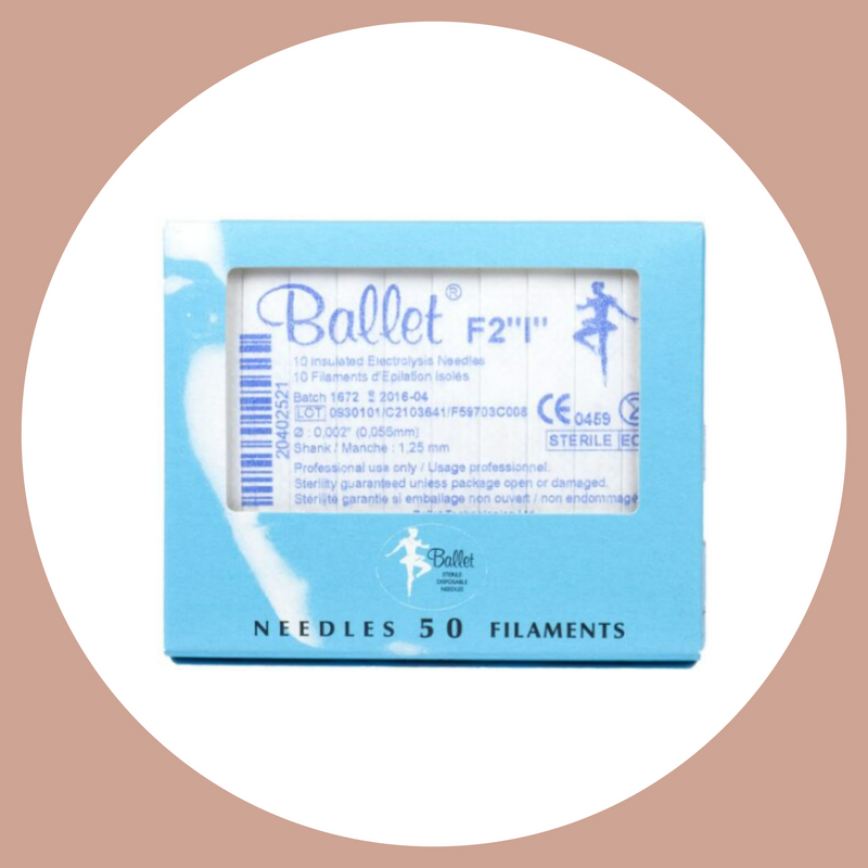Ballet Electrolysis Insulated Needles 10pk (F2 F3)