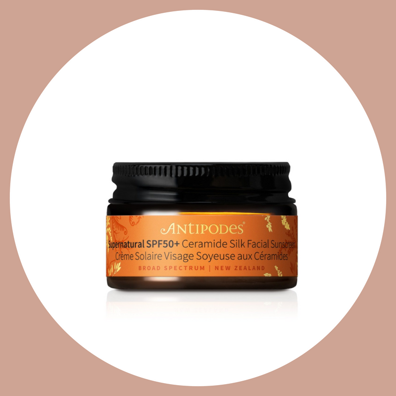 Supernatural SPF50+ Ceramide Silk Facial Sunscreen  15ml MINI