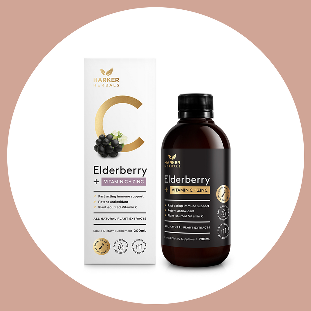 Harker Herbals Vitamin C + Elderberry | Beauty Spa Wellbeing Online